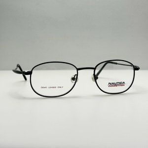 Nautica Eyeglasses Eye Glasses Frames Competition C 021 Black 49-19-150